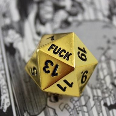 F-Bomb D20 Dice