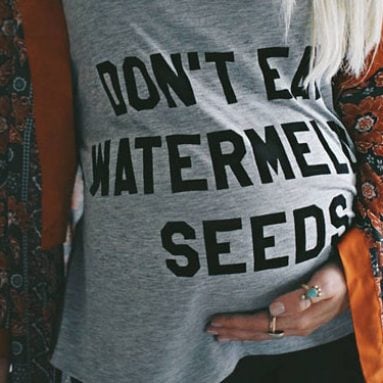 Funny Watermelon Seed Pregnancy Shirt