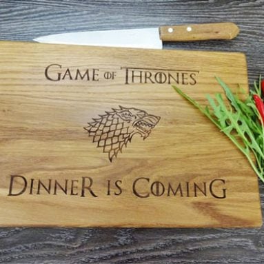 Game Of Thrones Dinner Is Coming Cutting Board