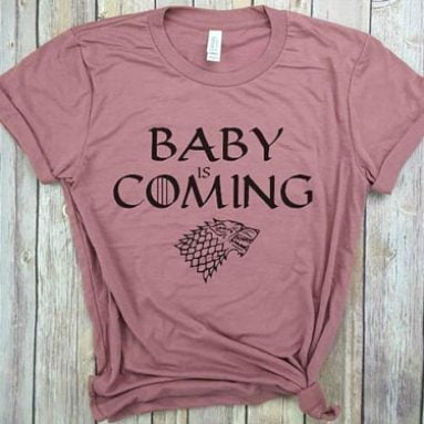 Game of Thrones Pregnancy Announcement Shirts