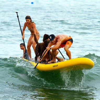 Giant Inflatable Stand-Up Paddle Board