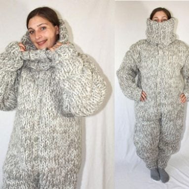 Giant Knitted Adult Onesies