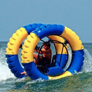 Giant Pedal-Powered Watercrafts