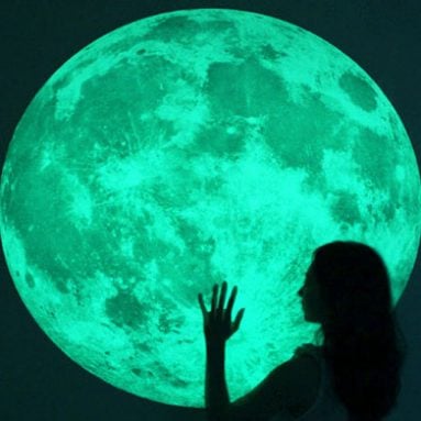 Glow In The Dark Moon Stickers