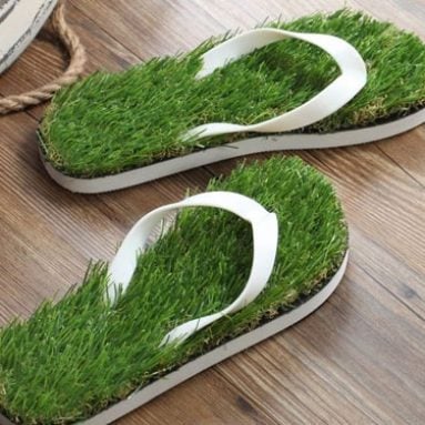 Grass Flip Flop Sandals