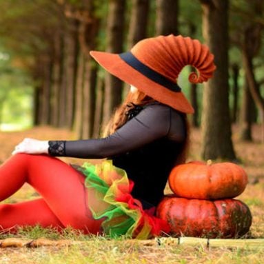 Handmade Halloween Costume Witch Hats