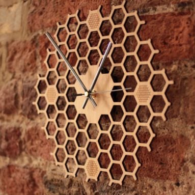 Honeycomb Wall Clock