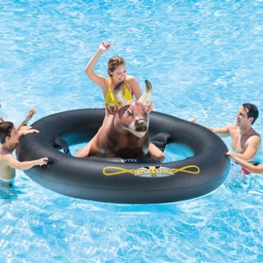 Inflat-A-Bull: Inflatable Pool Float