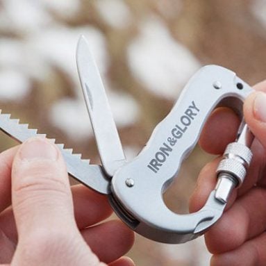 Iron & Glory Deluxe Carabiner Multi-Tool