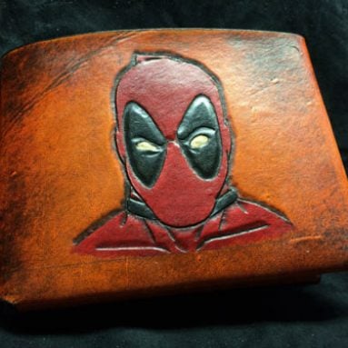Leather Deadpool Wallet