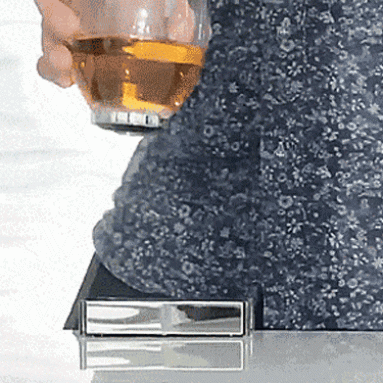 Levitating Cocktail Glass