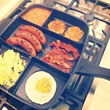 Multi Section Divided Skillet