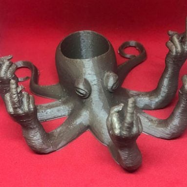 Octopus Middle Finger Planter