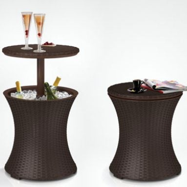 Outdoor Pull-Up Cooler Tables