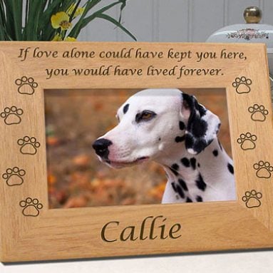 Personalized Pet Memorial Picture Frame