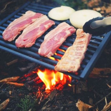 Portable Roll-Out Camping Grill