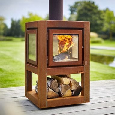 Quaruba Outdoor Wood Stove