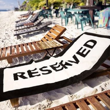 Reserved Beach Towel