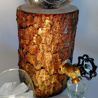 The Log Liquor Dispenser