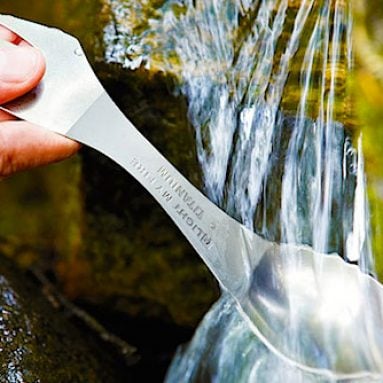 Titanium 3-in-1 Camping Utensil