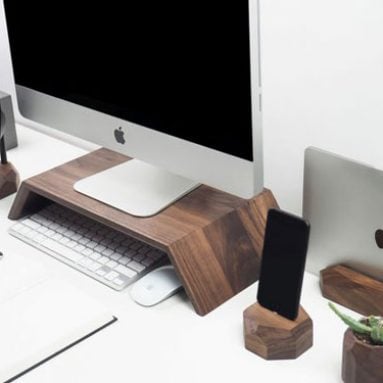 Walnut Desk Organization Collection
