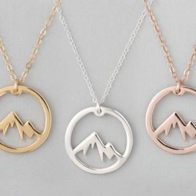 Wanderlust Mountain Necklace