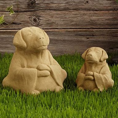 Zen Dog Garden Sculptures