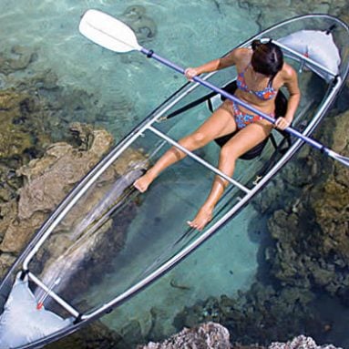 Transparent Kayak
